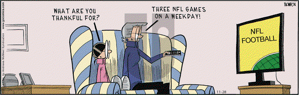 Grand Avenue - Thursday November 28, 2024 Comic Strip