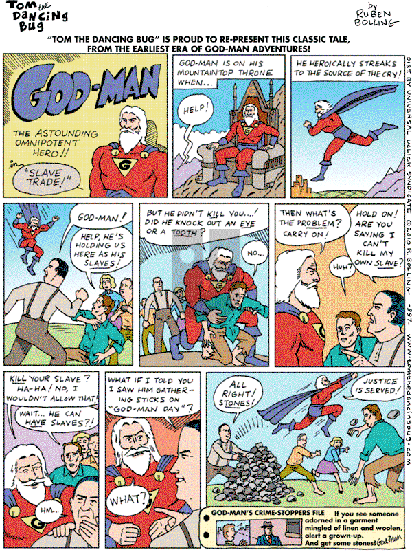 Tom the Dancing Bug on Friday July 23, 2010 Comic Strip