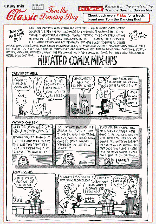 Tom the Dancing Bug on Thursday March 3, 2016 Comic Strip