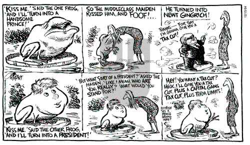 Pat Oliphant on Thursday December 15, 1994 Comic Strip