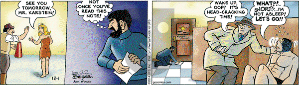 Alley Oop on Monday December 1, 2014 Comic Strip