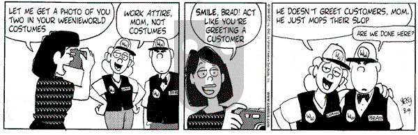 Luann on Monday August 9, 1999 Comic Strip