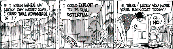 Rose is Rose on Thursday April 5, 2001 Comic Strip