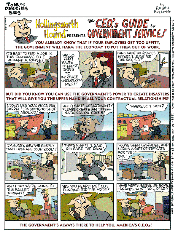 Tom the Dancing Bug - Friday September 22, 2023 Comic Strip