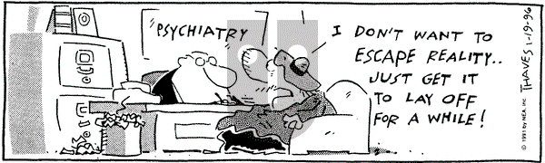 Frank and Ernest on Friday January 19, 1996 Comic Strip