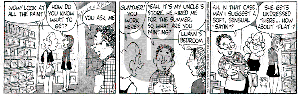 Luann on Thursday August 14, 1997 Comic Strip