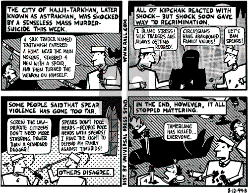 Ted Rall on Wednesday November 10, 1999 Comic Strip