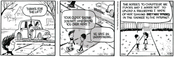 Grand Avenue on Saturday November 15, 2003 Comic Strip