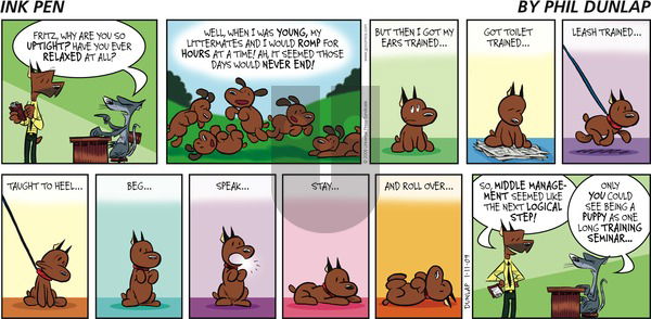 Ink Pen on Sunday January 11, 2009 Comic Strip