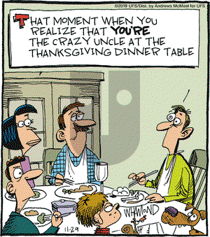 Reality Check on Friday November 29, 2019 Comic Strip