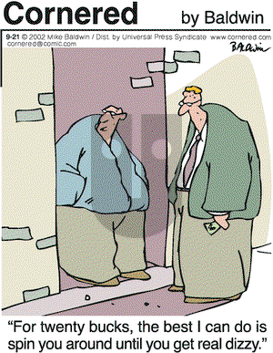 Cornered on Saturday September 21, 2002 Comic Strip
