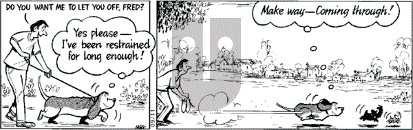 Fred Basset on Tuesday September 11, 2007 Comic Strip