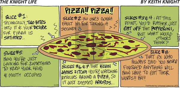 The Knight Life on Sunday November 25, 2012 Comic Strip