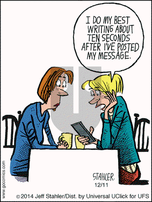 Moderately Confused - Thursday December 11, 2014 Comic Strip
