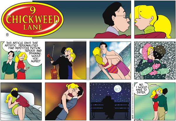 9 Chickweed Lane on Sunday August 23, 2009 Comic Strip