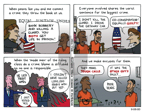 Ted Rall on Monday September 28, 2020 Comic Strip