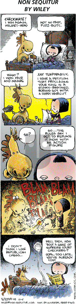 Non Sequitur on Sunday October 5, 2003 Comic Strip
