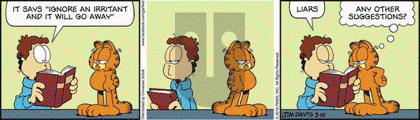 Garfield on Thursday March 10, 2016 Comic Strip