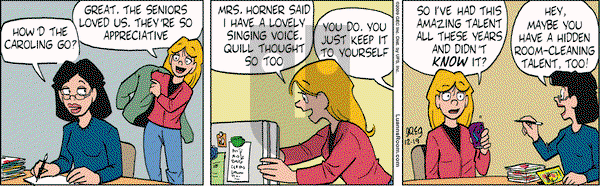 Luann - Saturday December 19, 2009 Comic Strip