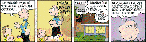 Drabble on Monday June 10, 2013 Comic Strip