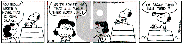 Peanuts on Saturday February 25, 1984 Comic Strip