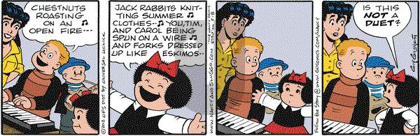 Nancy on Friday December 21, 2012 Comic Strip