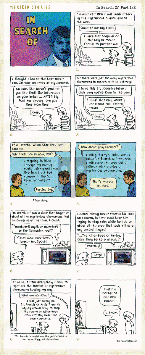 Mexikid Stories on Thursday October 5, 2023 Comic Strip