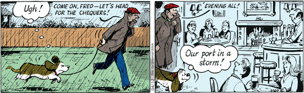 Fred Basset on Friday April 12, 2013 Comic Strip