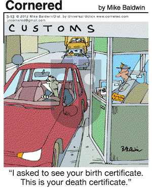 Cornered on Tuesday March 13, 2012 Comic Strip