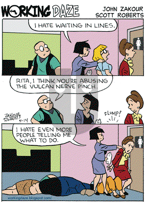 Working Daze on Thursday May 14, 2009 Comic Strip