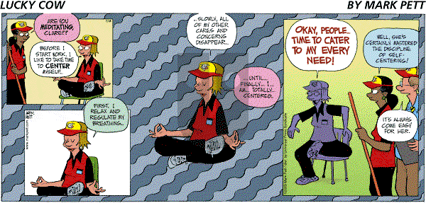 Lucky Cow on Sunday July 13, 2003 Comic Strip