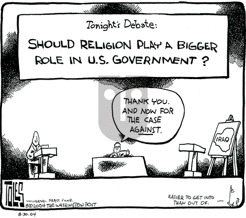 Tom Toles on Monday August 30, 2004 Comic Strip
