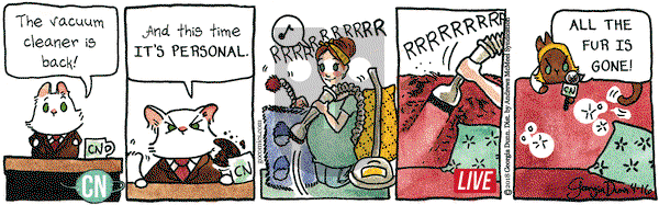 Breaking Cat News on Monday April 16, 2018 Comic Strip
