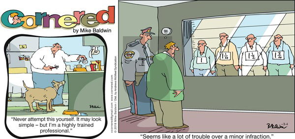 Cornered on Sunday March 4, 2018 Comic Strip