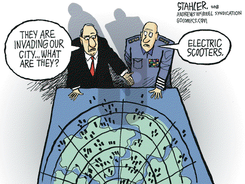 Jeff Stahler on Wednesday August 22, 2018 Comic Strip