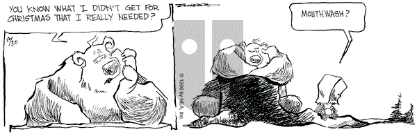 The Grizzwells on Monday December 30, 1996 Comic Strip