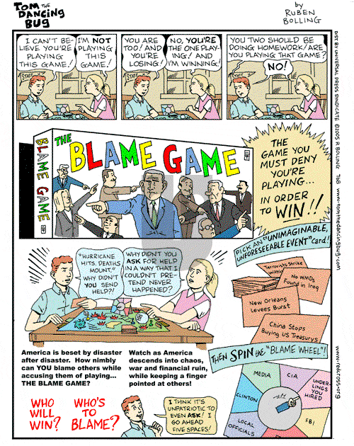 Tom the Dancing Bug on Saturday September 24, 2005 Comic Strip