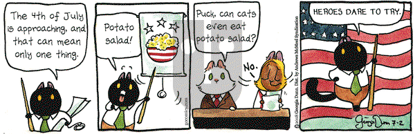 Breaking Cat News on Monday July 2, 2018 Comic Strip
