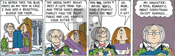 Cathy Classics on Sunday July 24, 2011 Comic Strip