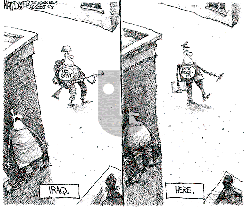 Matt Davies on Friday May 13, 2005 Comic Strip