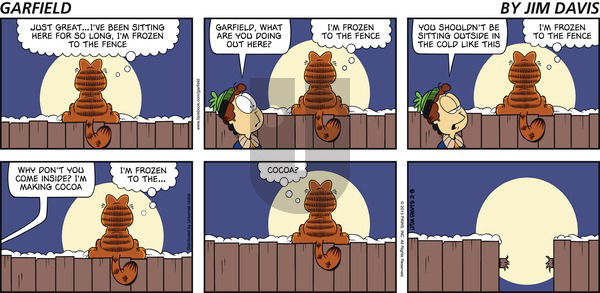 Garfield on Sunday February 8, 2015 Comic Strip