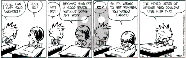Calvin and Hobbes on Monday November 30, 1992 Comic Strip