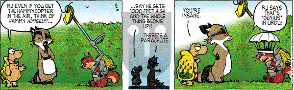 Over the Hedge on Thursday August 10, 2017 Comic Strip