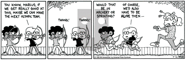 FoxTrot on Thursday July 16, 1998 Comic Strip