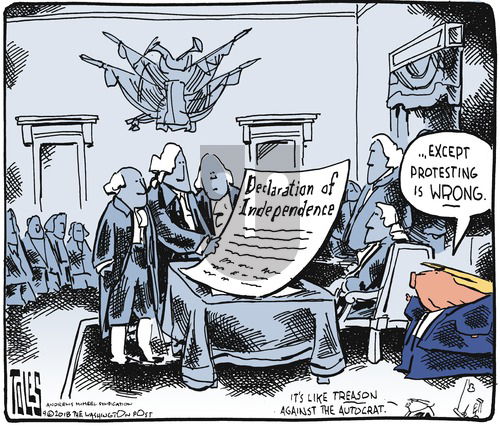 Tom Toles on Sunday September 9, 2018 Comic Strip