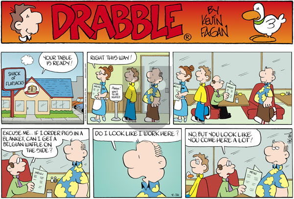 Drabble on Sunday April 26, 2009 Comic Strip