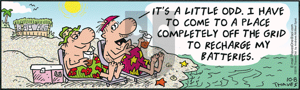 Frank and Ernest on Monday October 8, 2018 Comic Strip