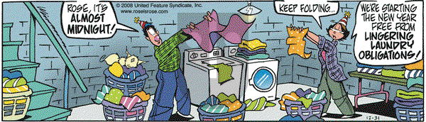 Rose is Rose on Wednesday December 31, 2008 Comic Strip