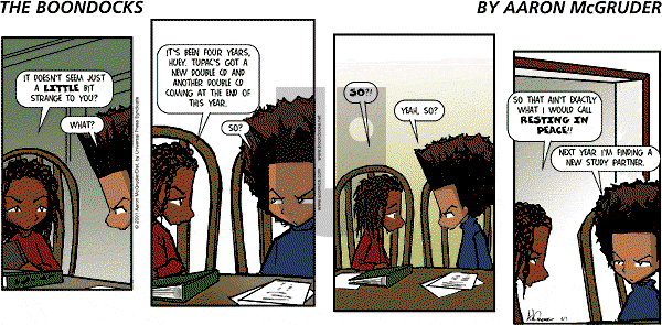 The Boondocks on Sunday November 2, 2008 Comic Strip