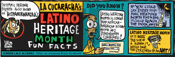 La Cucaracha on Tuesday September 20, 2005 Comic Strip